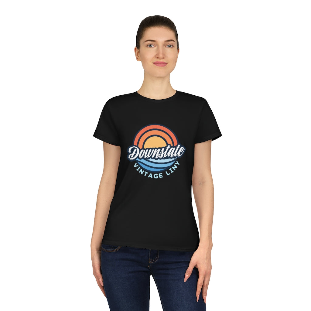 Downstate Sunset Ladies' Premium Cotton T-Shirt