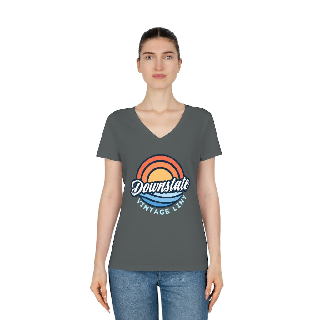 Downstate sunset Women's Evoker V-Neck T-Shirt