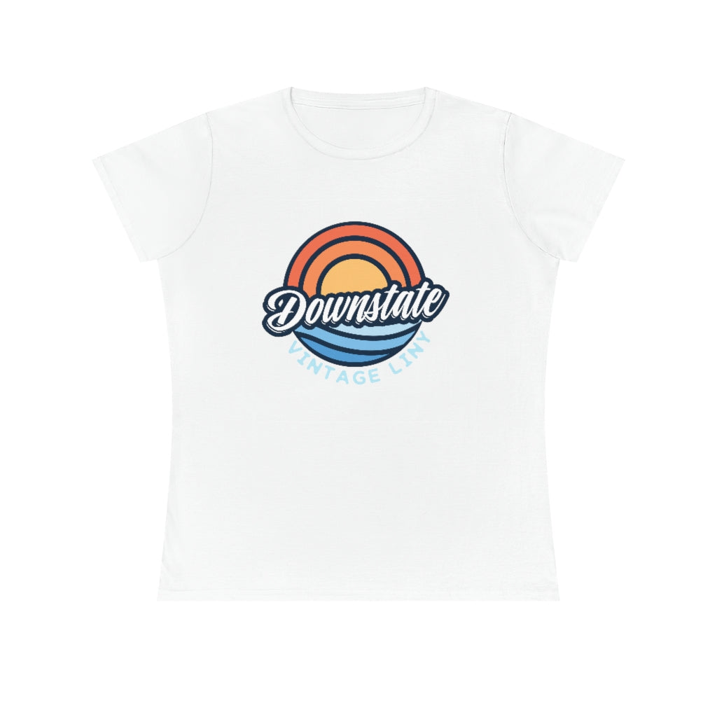 Downstate Sunset Ladies' Premium Cotton T-Shirt