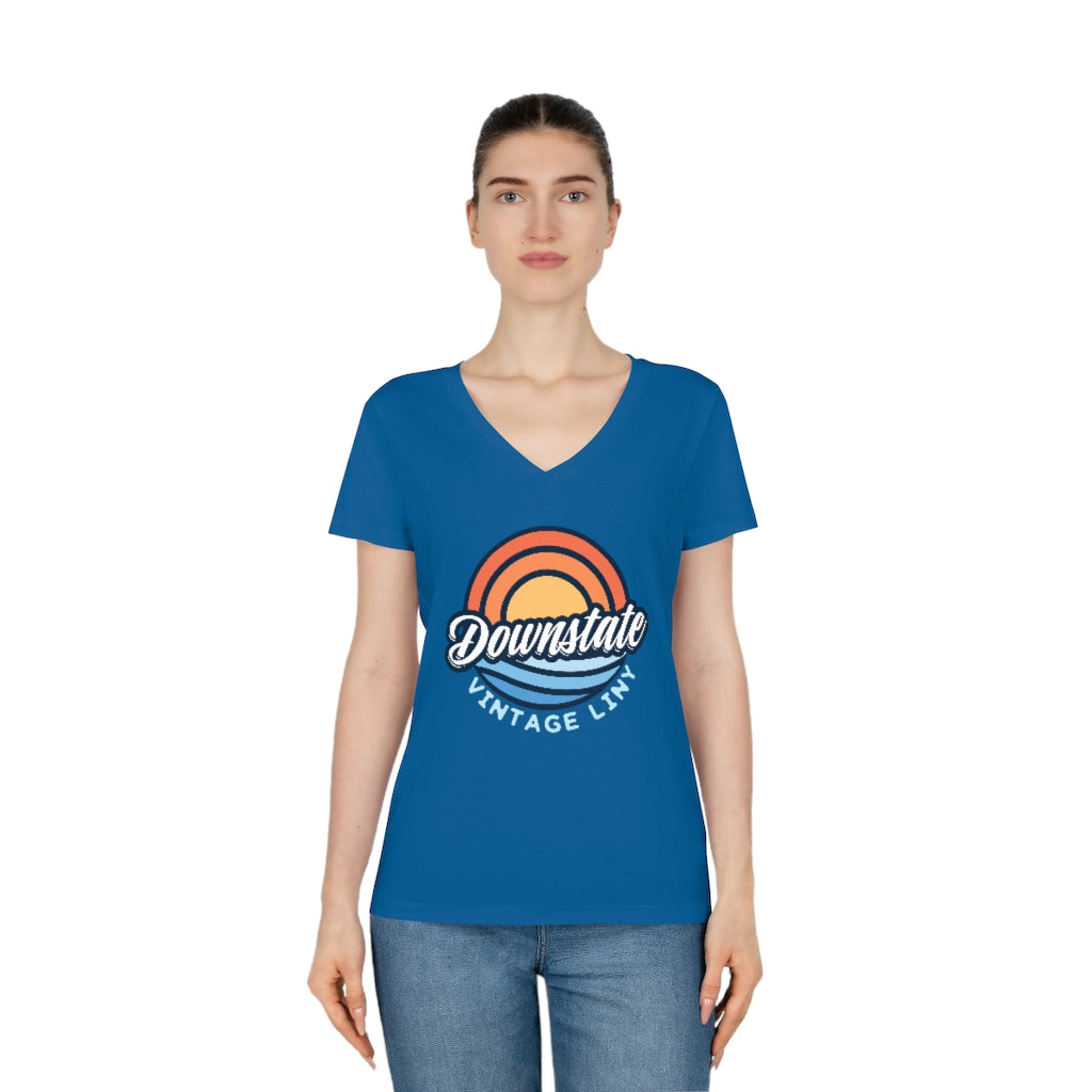 Downstate sunset Women's Evoker V-Neck T-Shirt