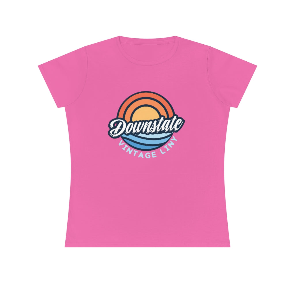 Downstate Sunset Ladies' Premium Cotton T-Shirt