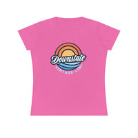 Downstate Sunset Ladies' Premium Cotton T-Shirt