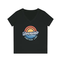 Downstate sunset Women's Evoker V-Neck T-Shirt