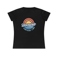 Downstate Sunset Ladies' Premium Cotton T-Shirt