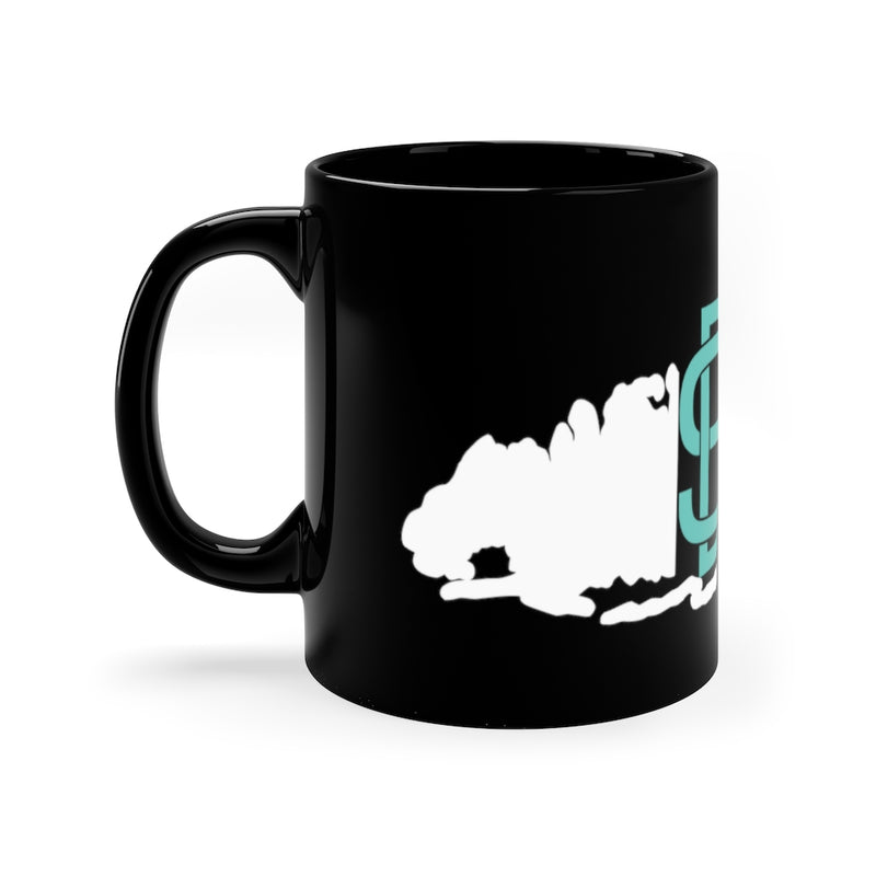 DS Vintage LI map Black Coffee Mug, 11oz