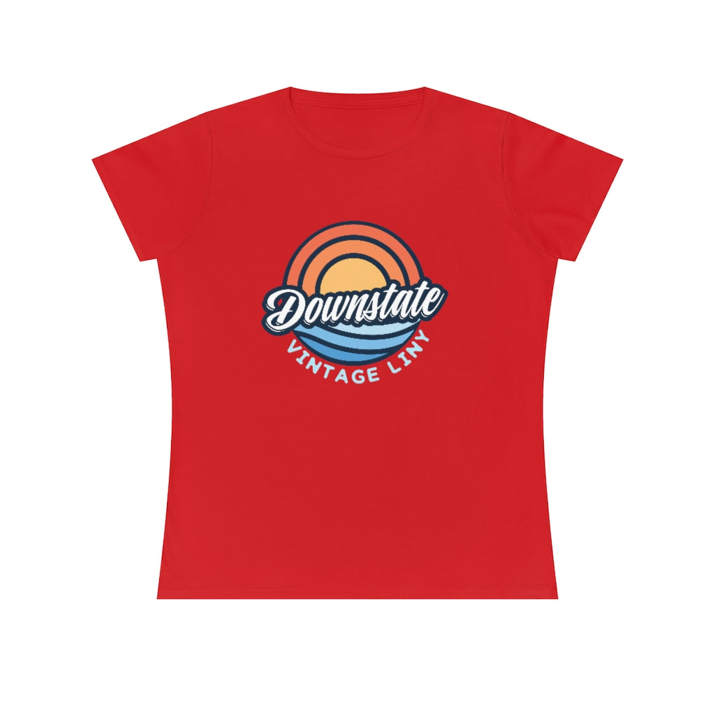 Downstate Sunset Ladies' Premium Cotton T-Shirt