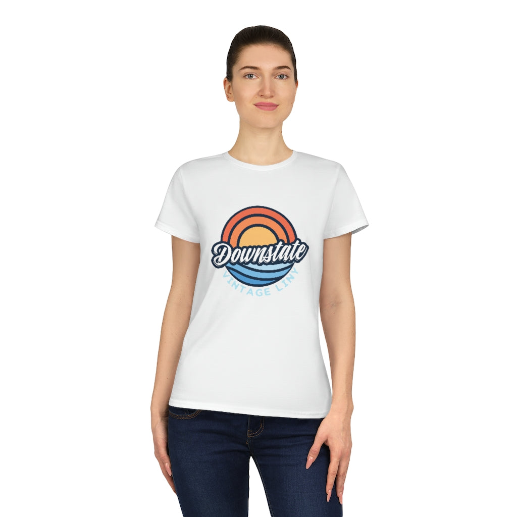 Downstate Sunset Ladies' Premium Cotton T-Shirt