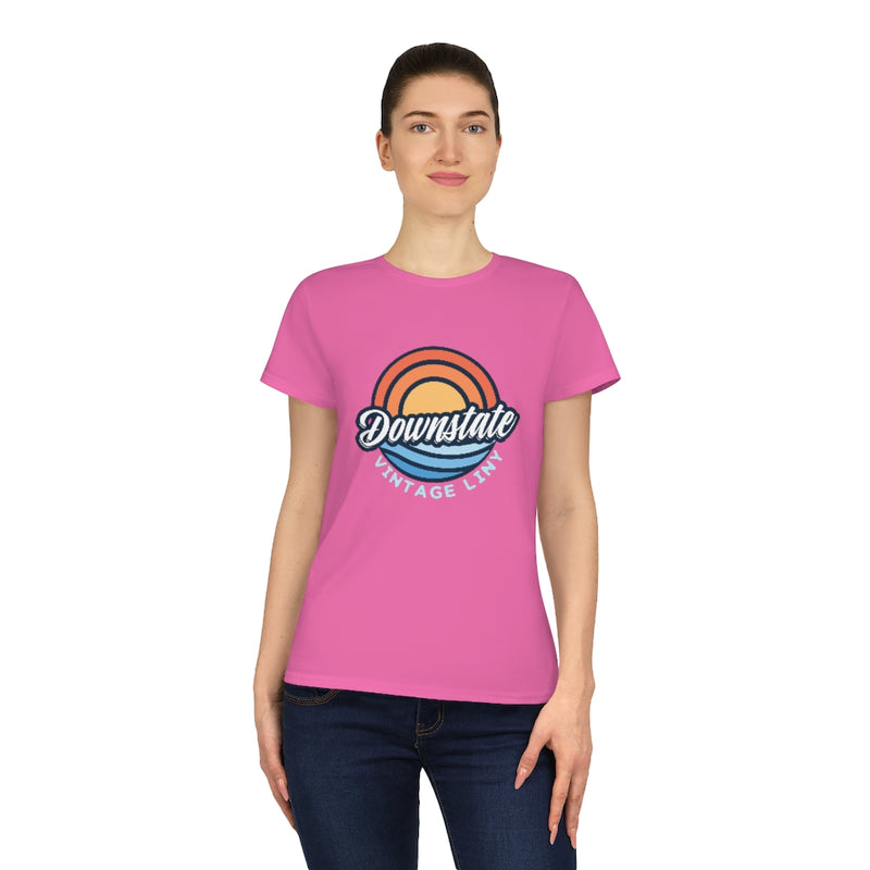 Downstate Sunset Ladies' Premium Cotton T-Shirt