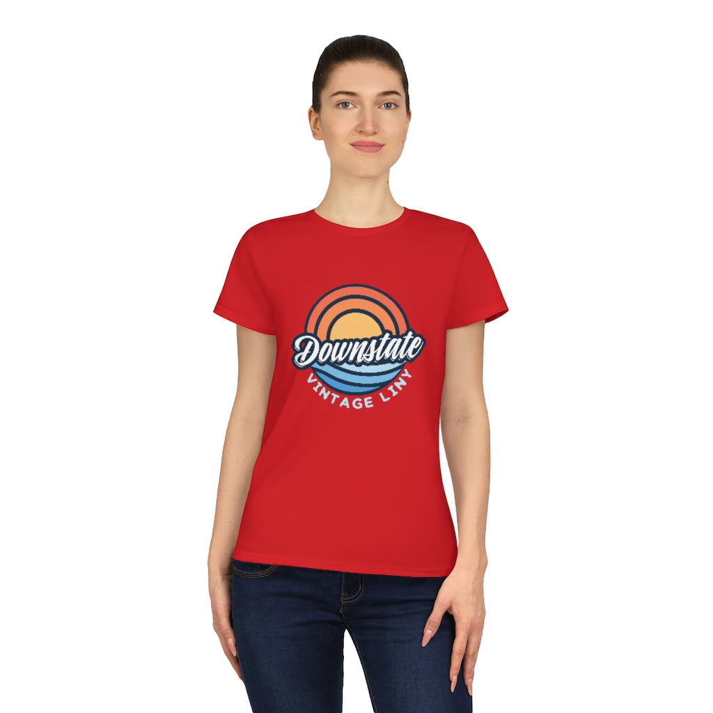 Downstate Sunset Ladies' Premium Cotton T-Shirt